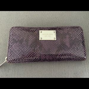 Michael Kors Purple Wallet